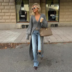 The LuxeEase Knit Cardigan