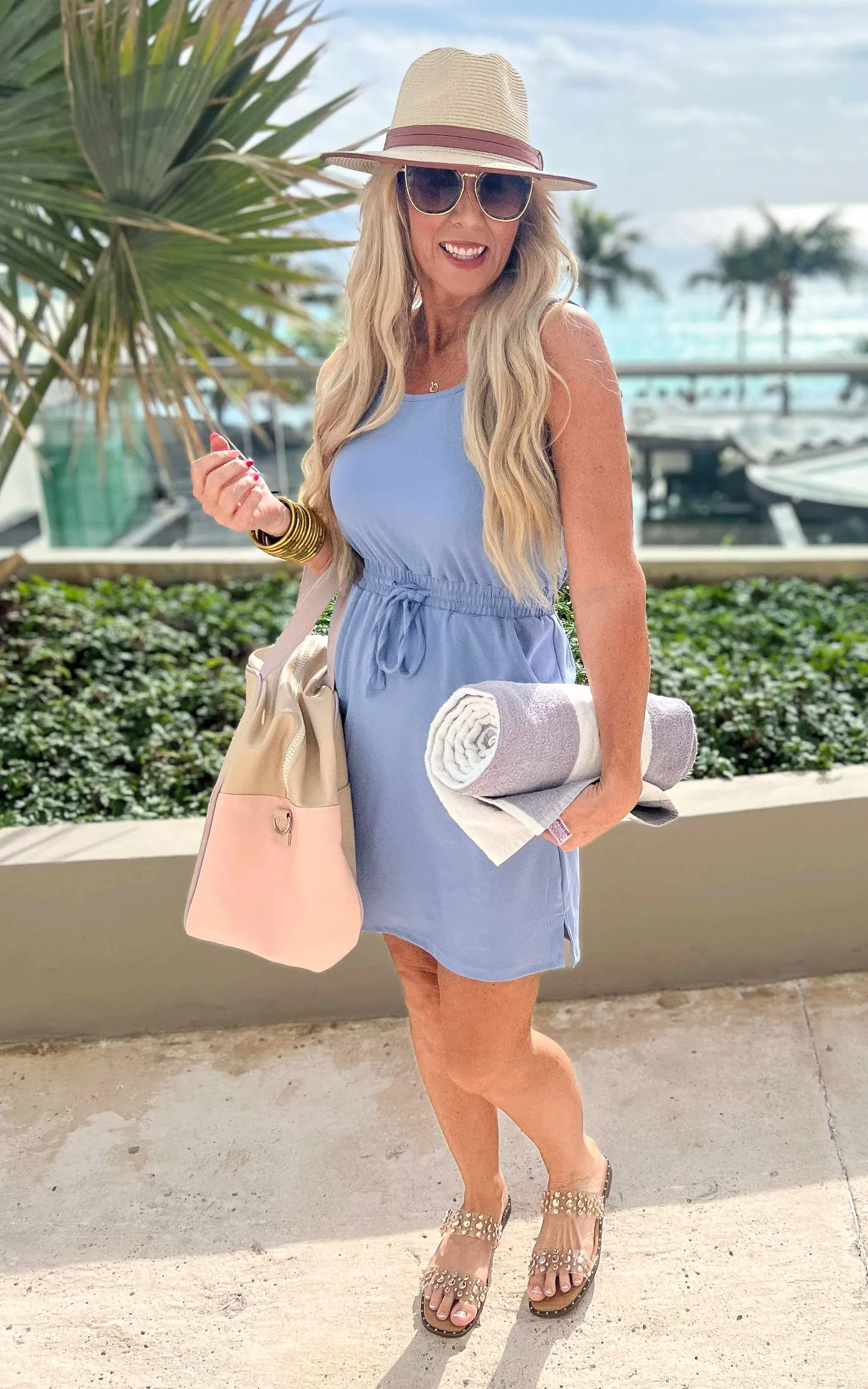The Sophia Purple Blue Tank Dress by Salty Wave **DEAL-FINAL SALE