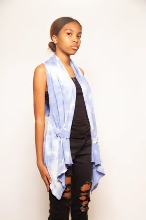 Tie Dye Open Front Top
