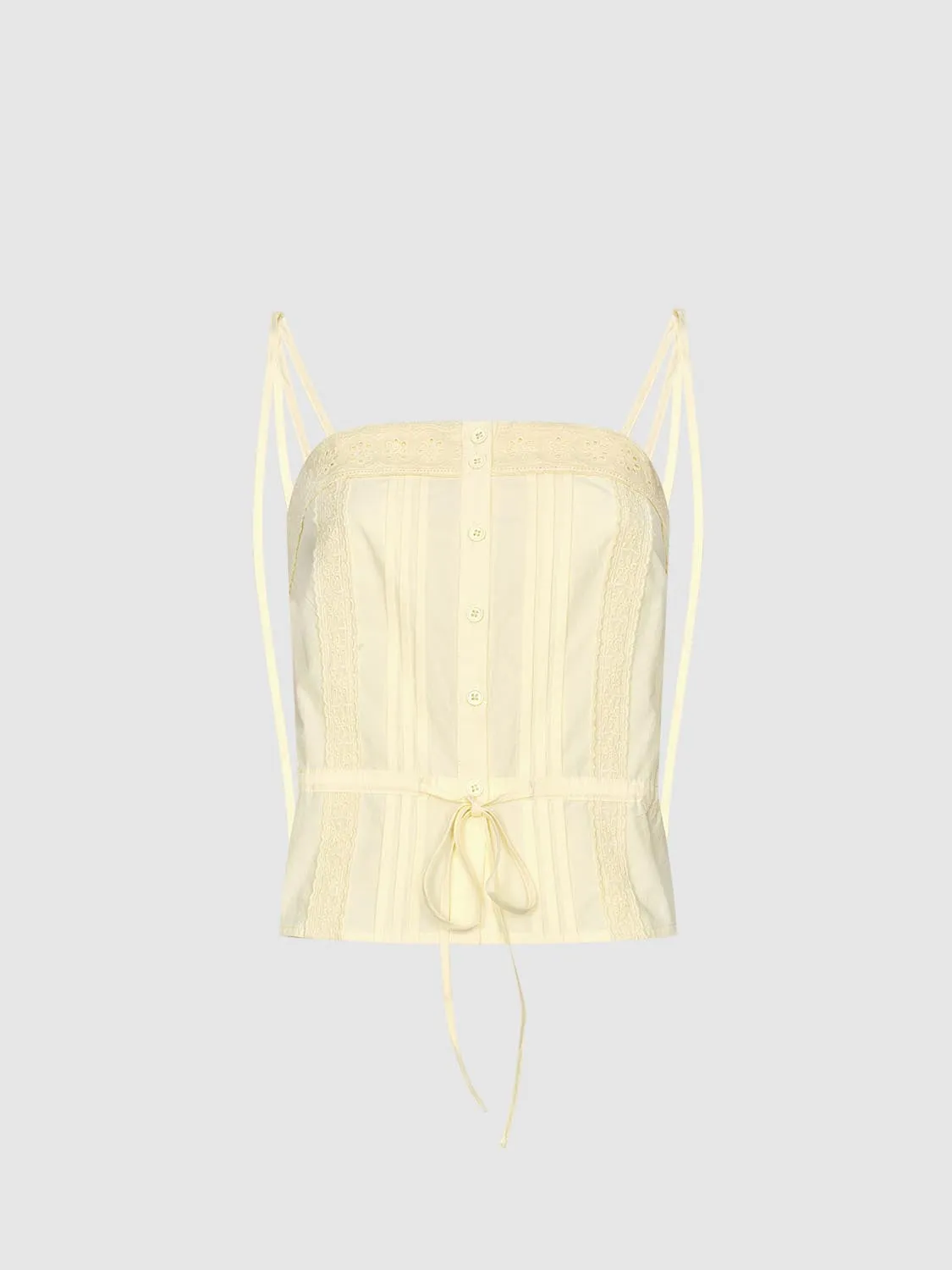 Tie Front Cami Tops