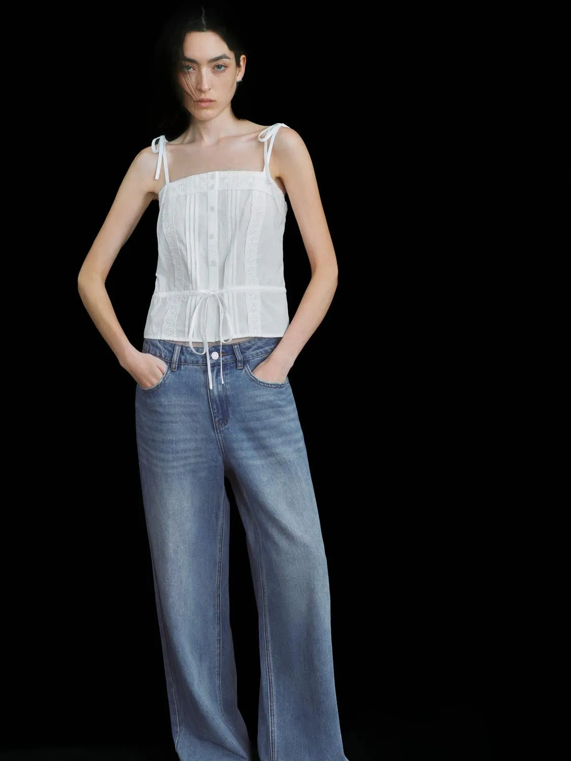 Tie Front Cami Tops