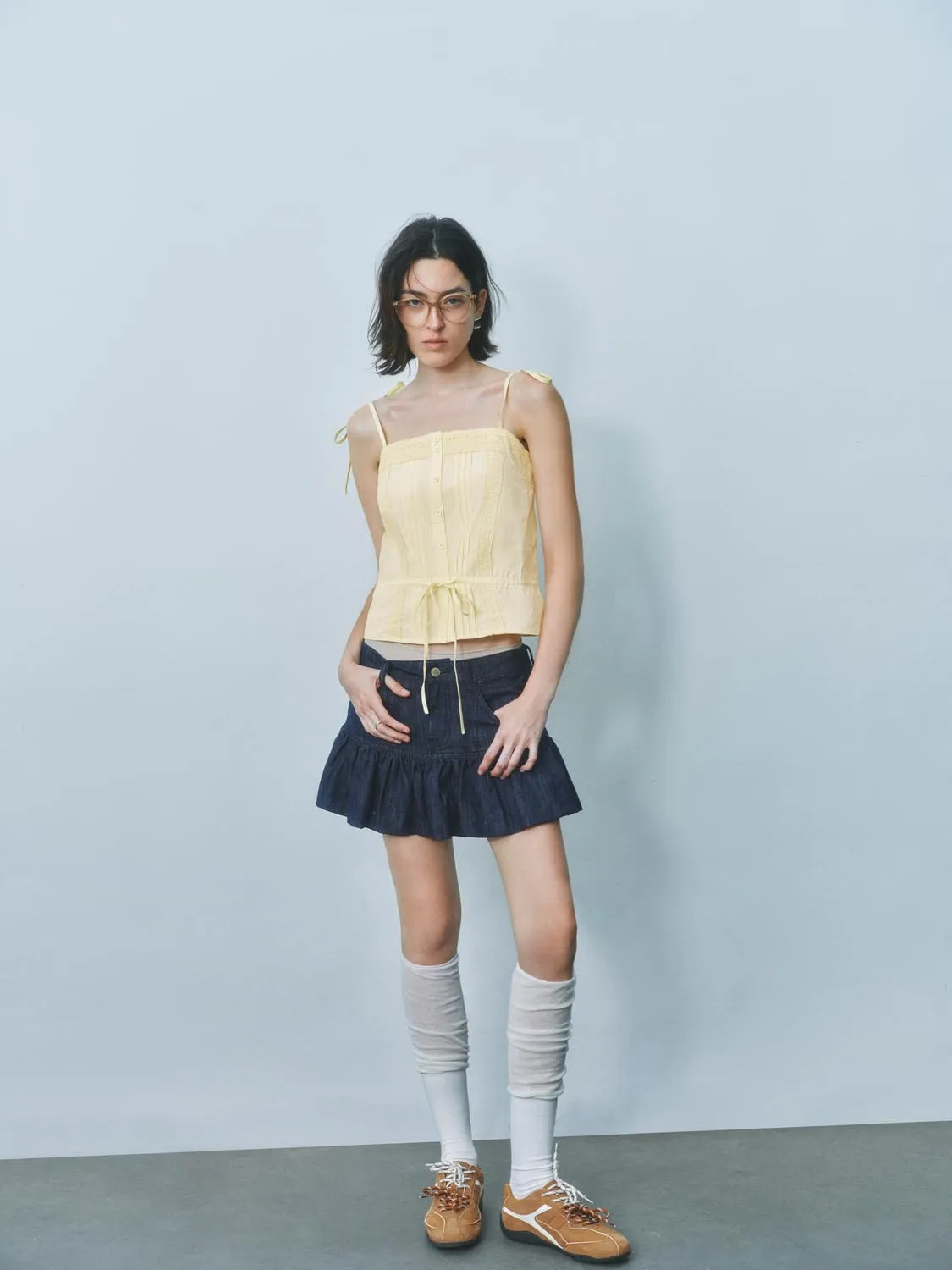 Tie Front Cami Tops