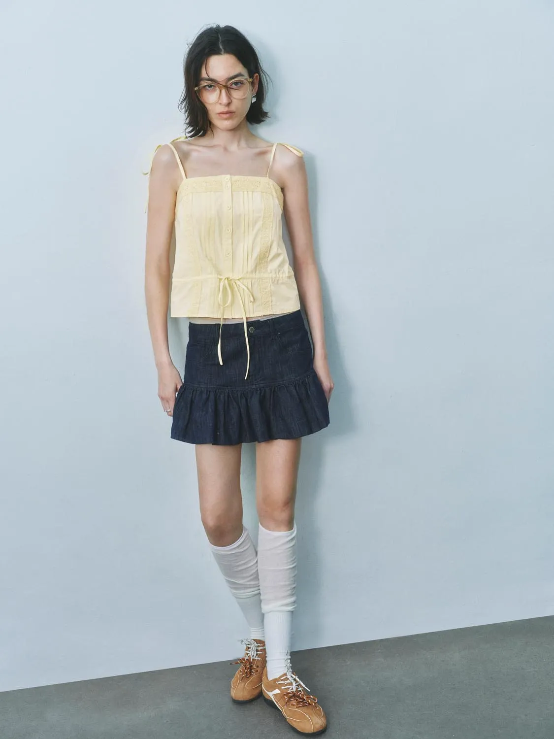 Tie Front Cami Tops
