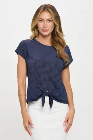 TIE FRONT DOLMAN BLOUSE