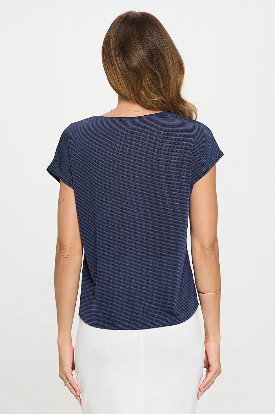 TIE FRONT DOLMAN BLOUSE