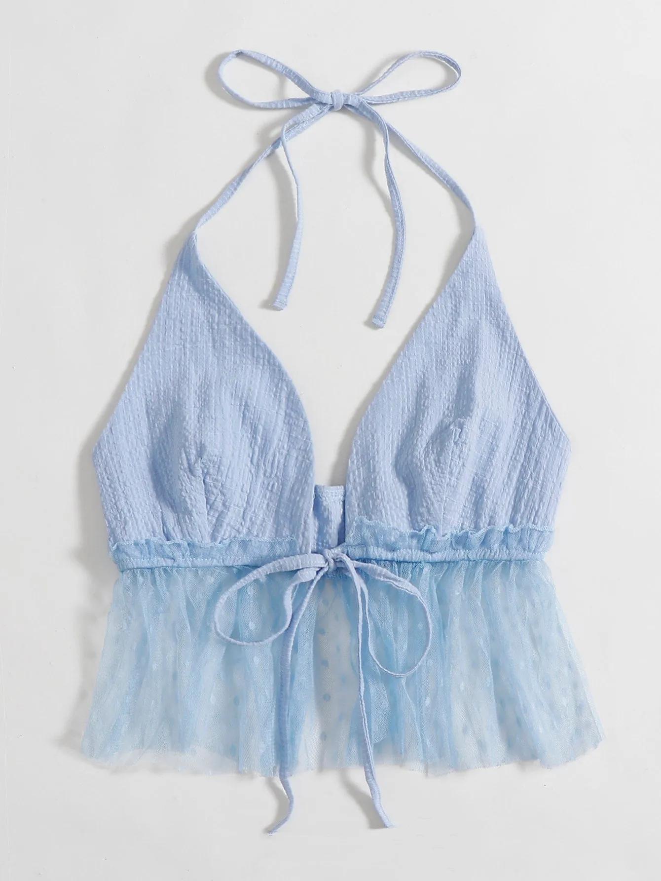 Tie Front Halter Top