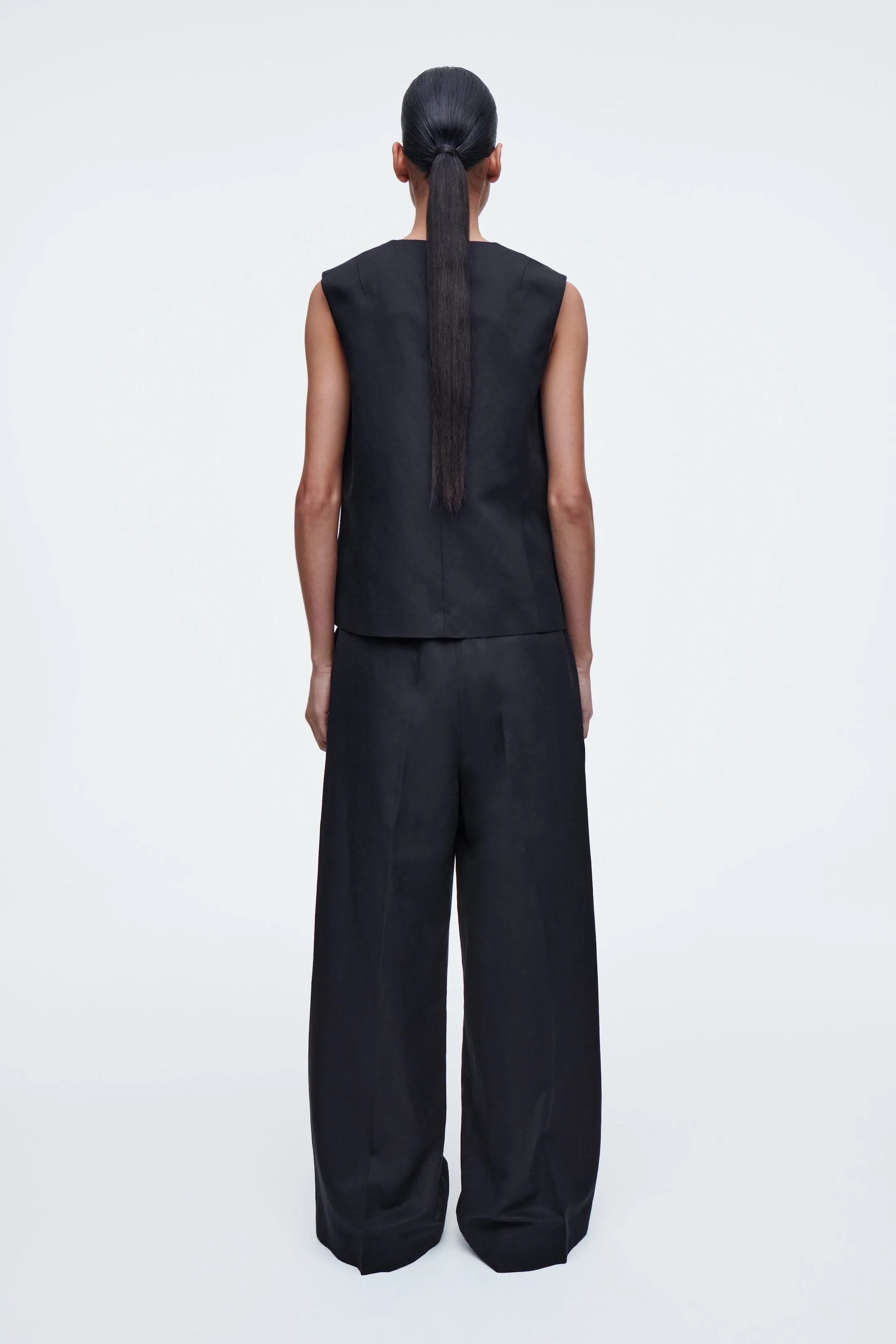 Tie-front waistcoat