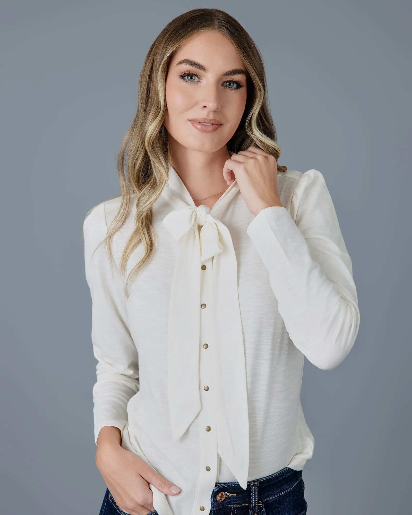Tie Neck Tee
