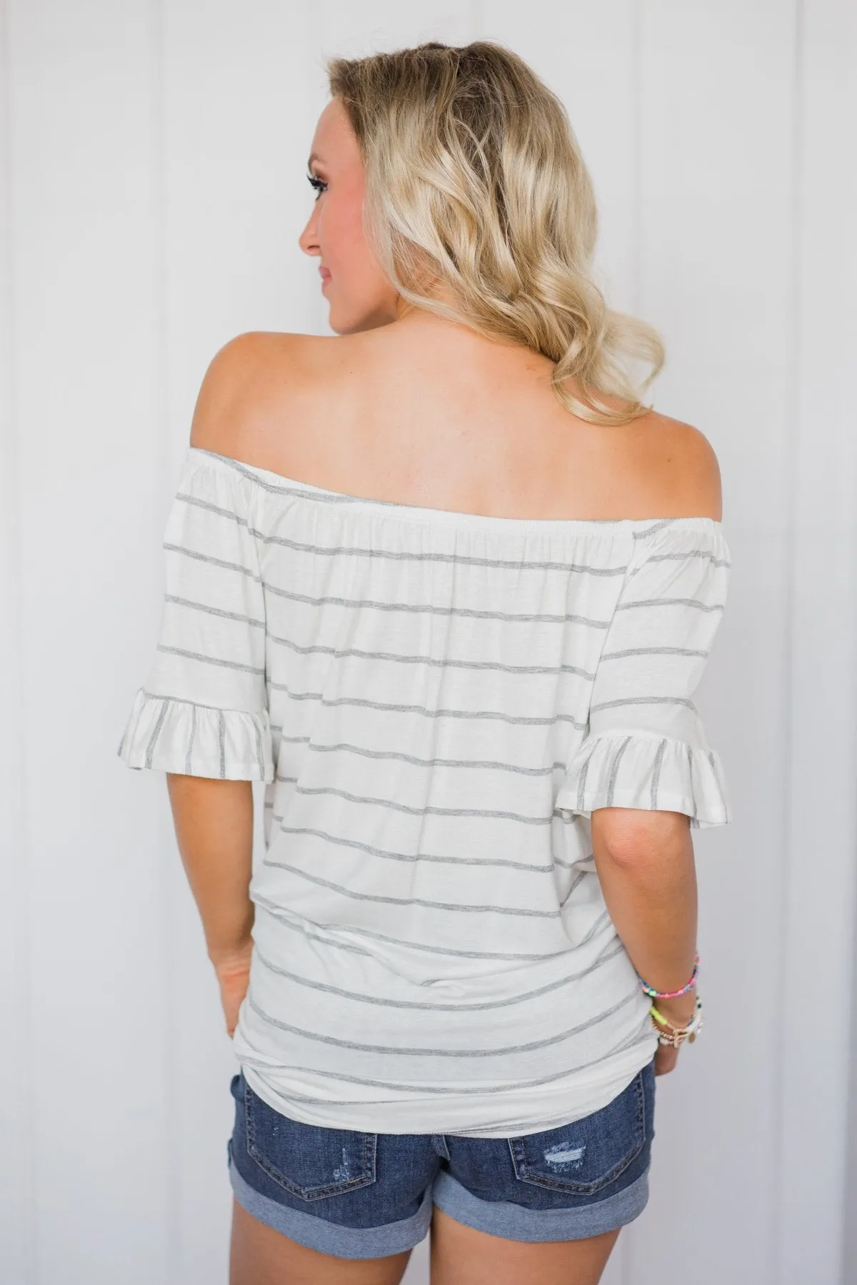 Tied Up in Summer Striped Top