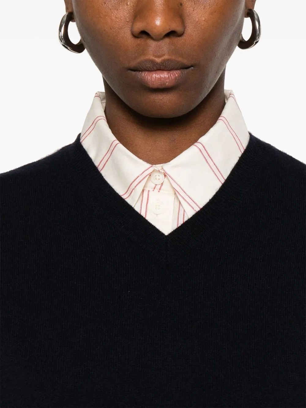 Toteme Main Cashmere V Necked tröja