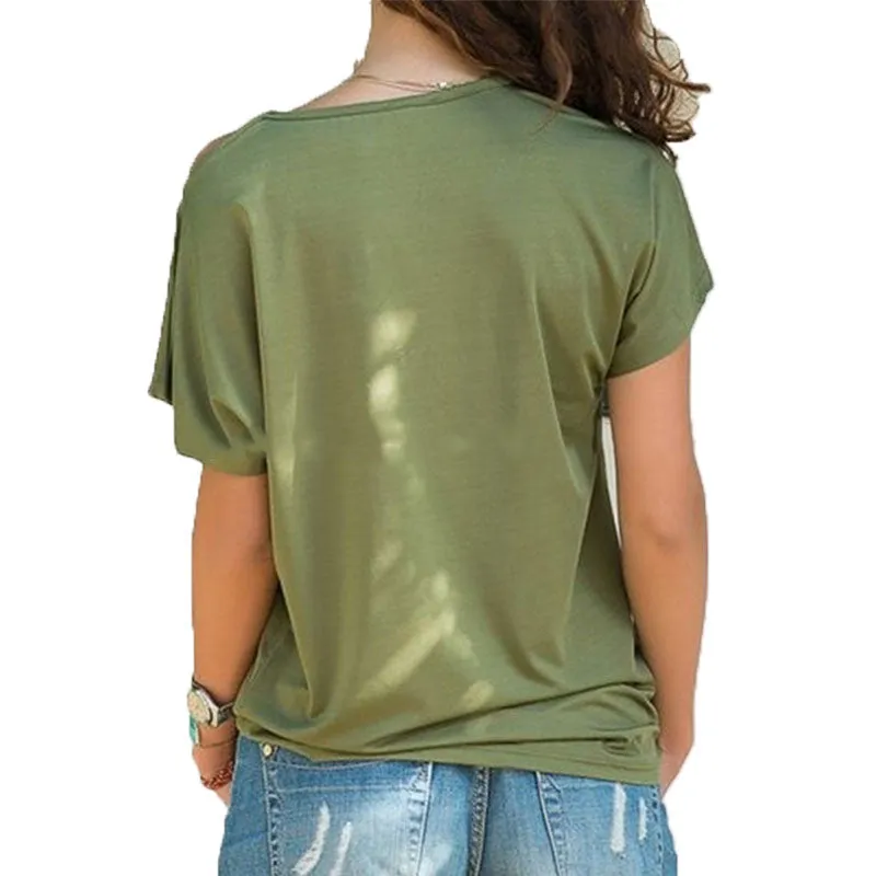 Trending style T-shirt WIFE MOM BOSS  Cross-shoulder  T-shirt