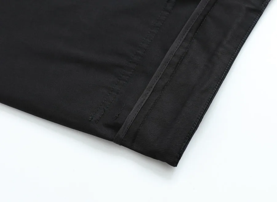 Trendy Low-Waisted Cargo Pant Featuring Whiskering and Flap Pockets
