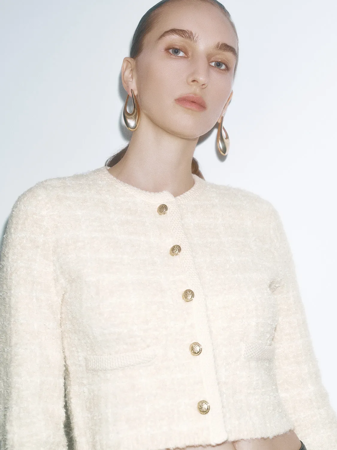 Tweed Knitted Cardigans