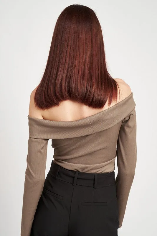 Twisted Off The Shoulder Bodysuit