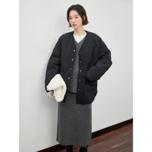 V-Neck Sweater and Skirt Set