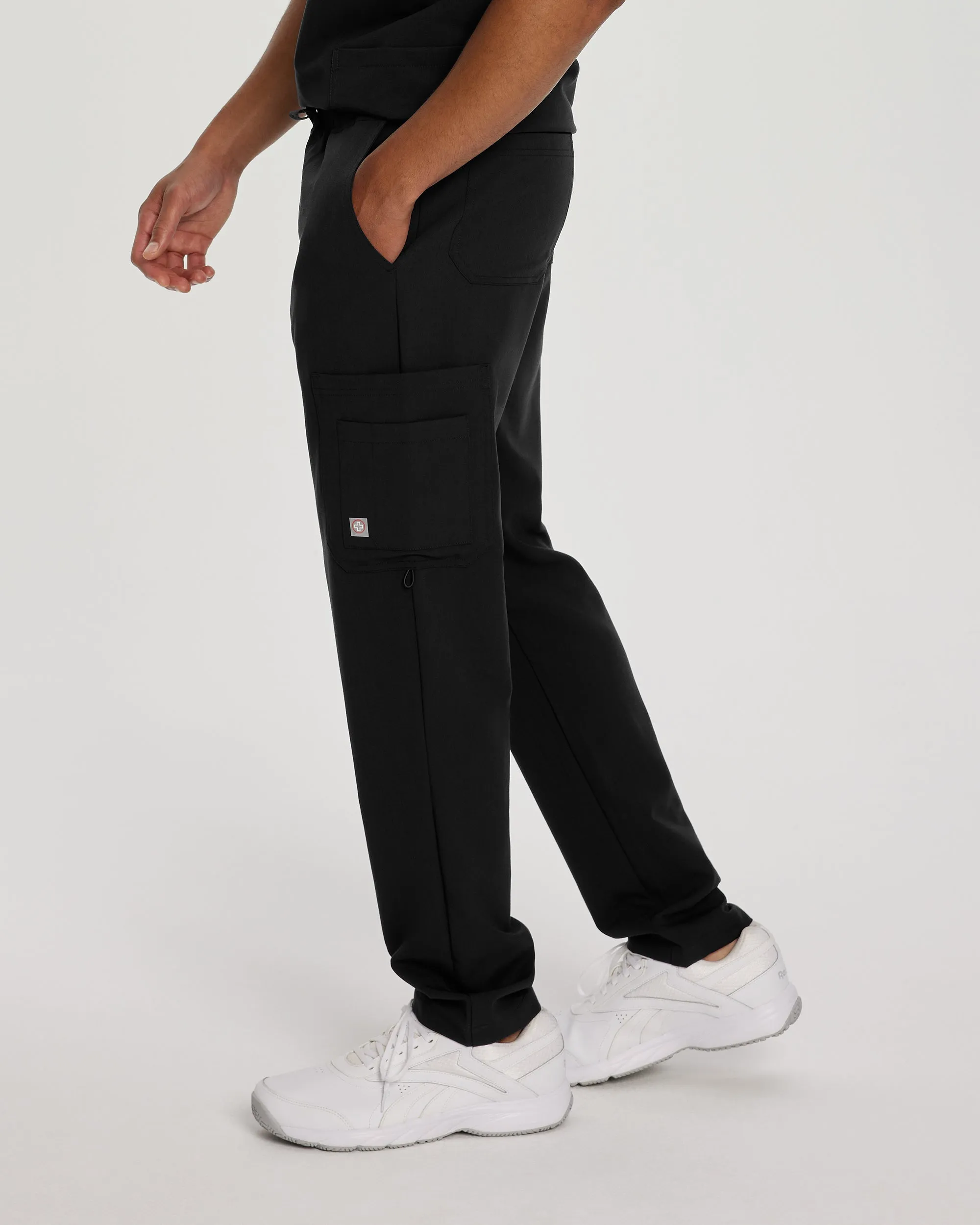 V-Tess 227 Men's Cargo Scrub Pants Black