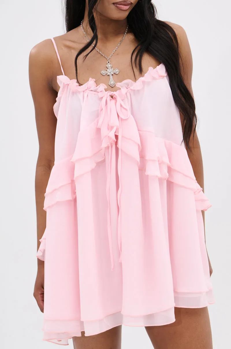 VANJA CHIFFON MINI DRESS