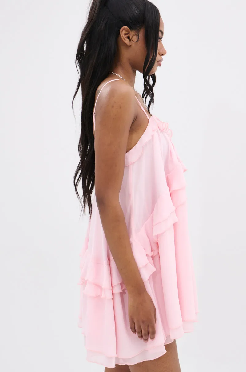 VANJA CHIFFON MINI DRESS