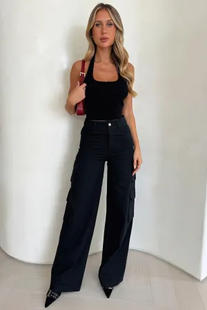 Venus Cargo Pants - Black Tall