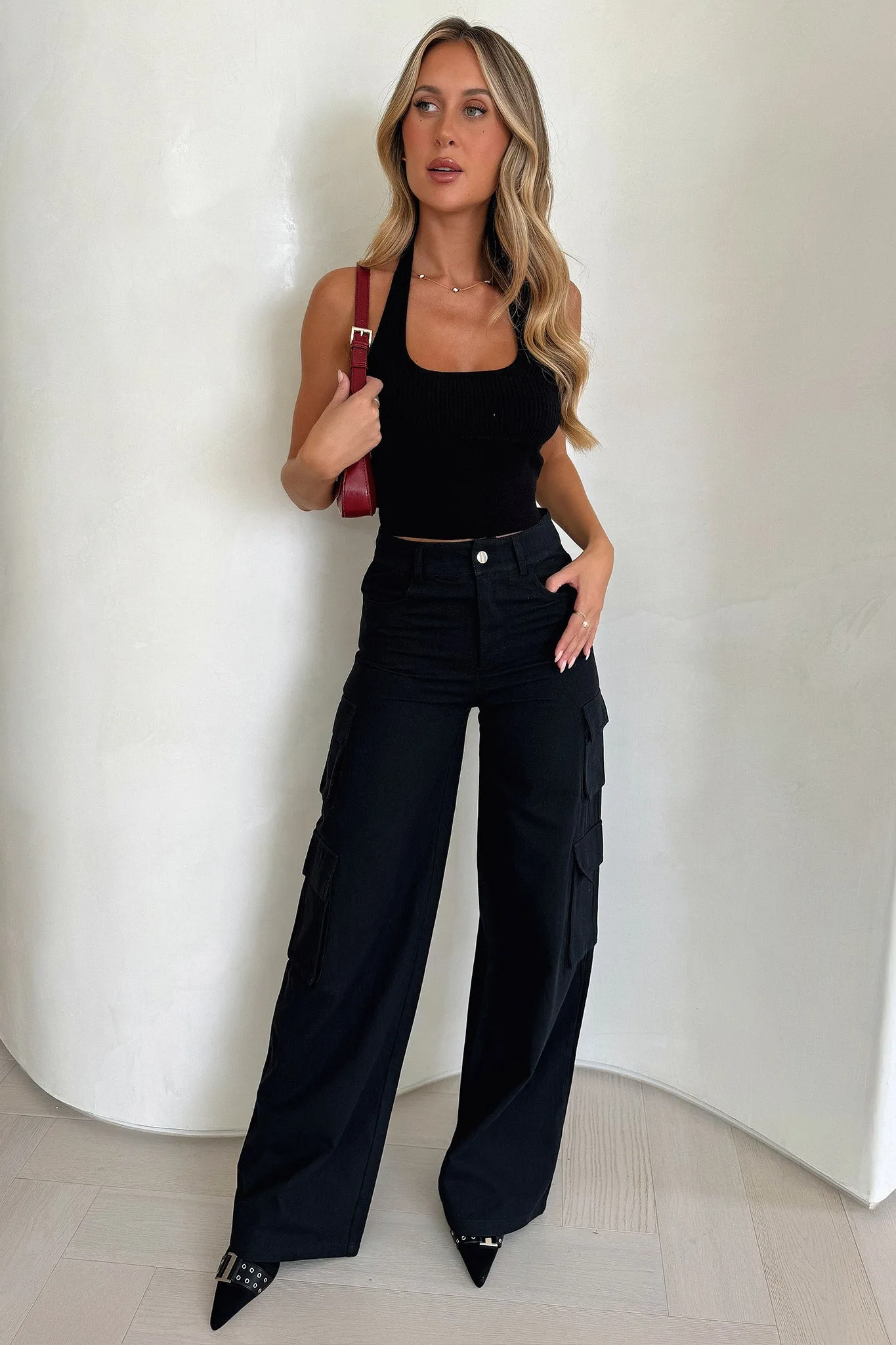 Venus Cargo Pants - Black Tall