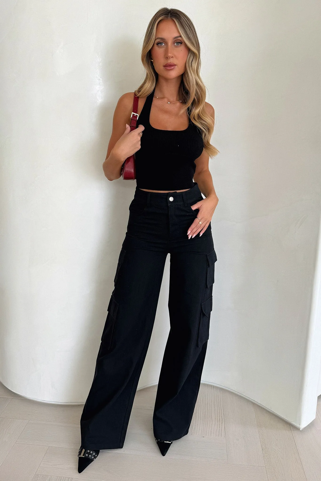 Venus Cargo Pants - Black Tall