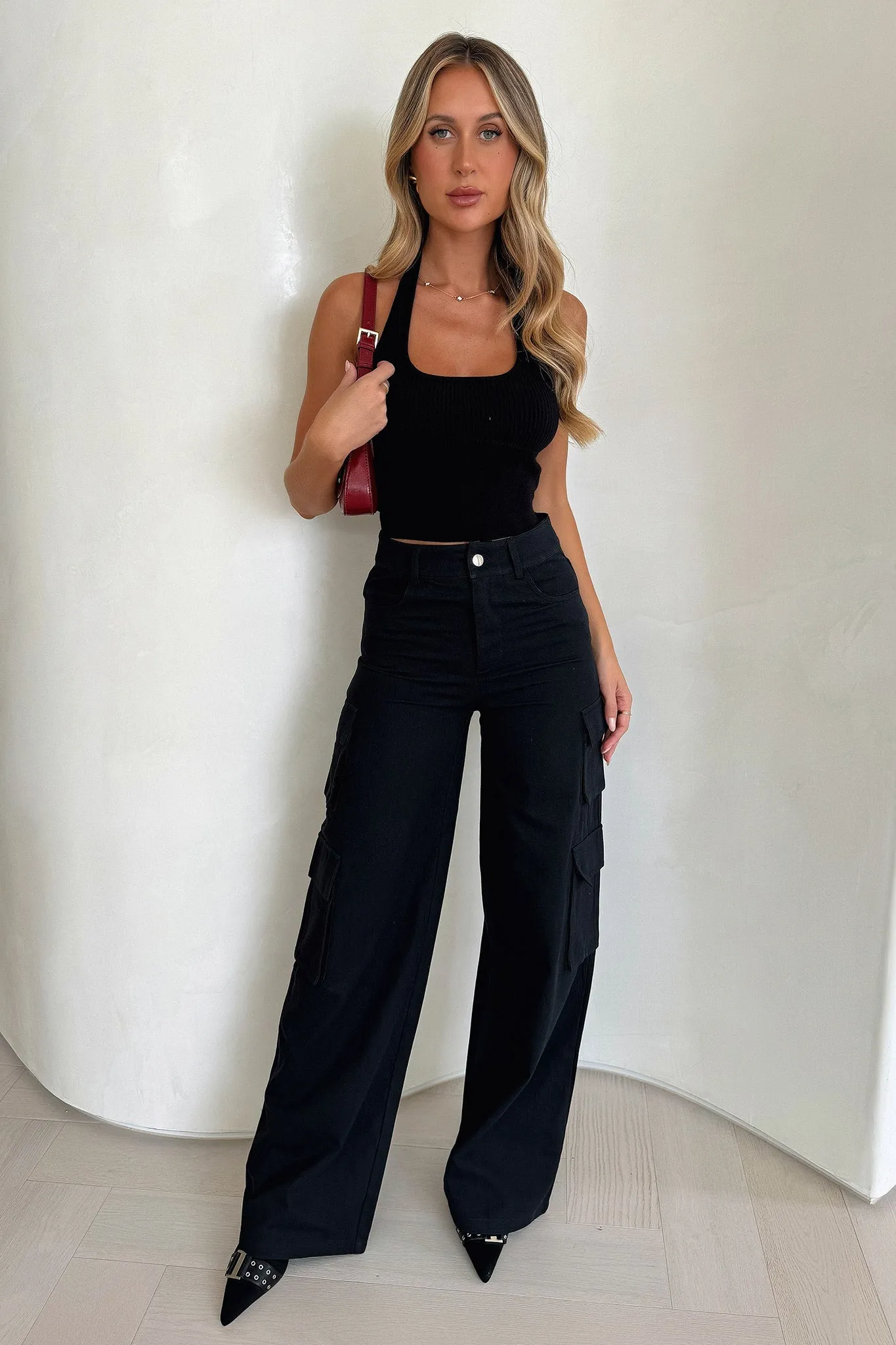 Venus Cargo Pants - Black Tall