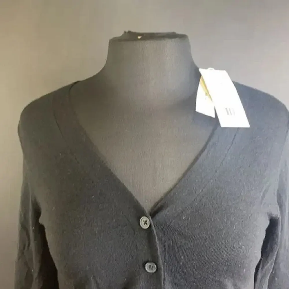 Vince Womens Lightweight Wool-Blend Cardigan-Small