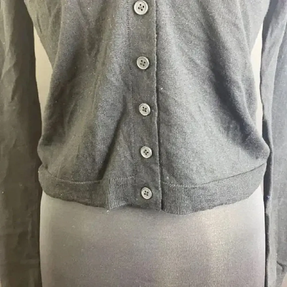 Vince Womens Lightweight Wool-Blend Cardigan-Small