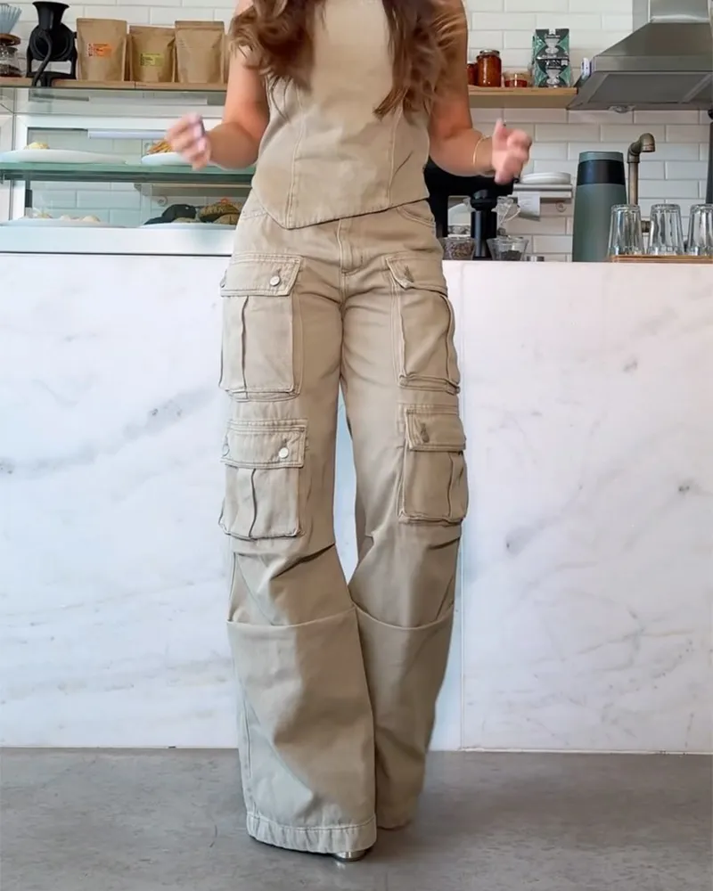 Vintage Multi-Pocket Cargo Pants (Pre-Sale)