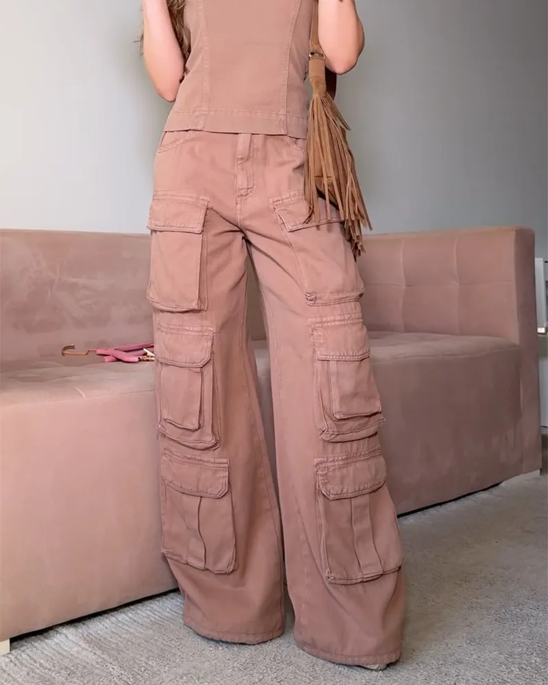 Vintage Multi-Pocket Cargo Pants (Pre-Sale)