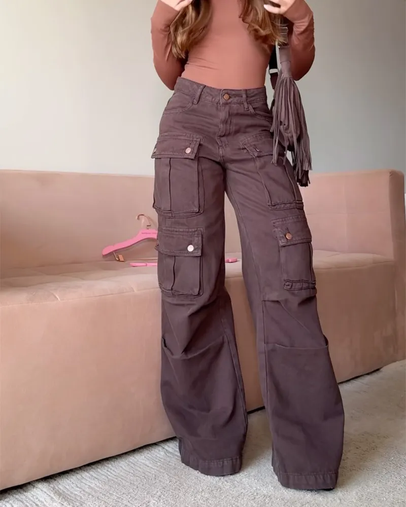 Vintage Multi-Pocket Cargo Pants (Pre-Sale)