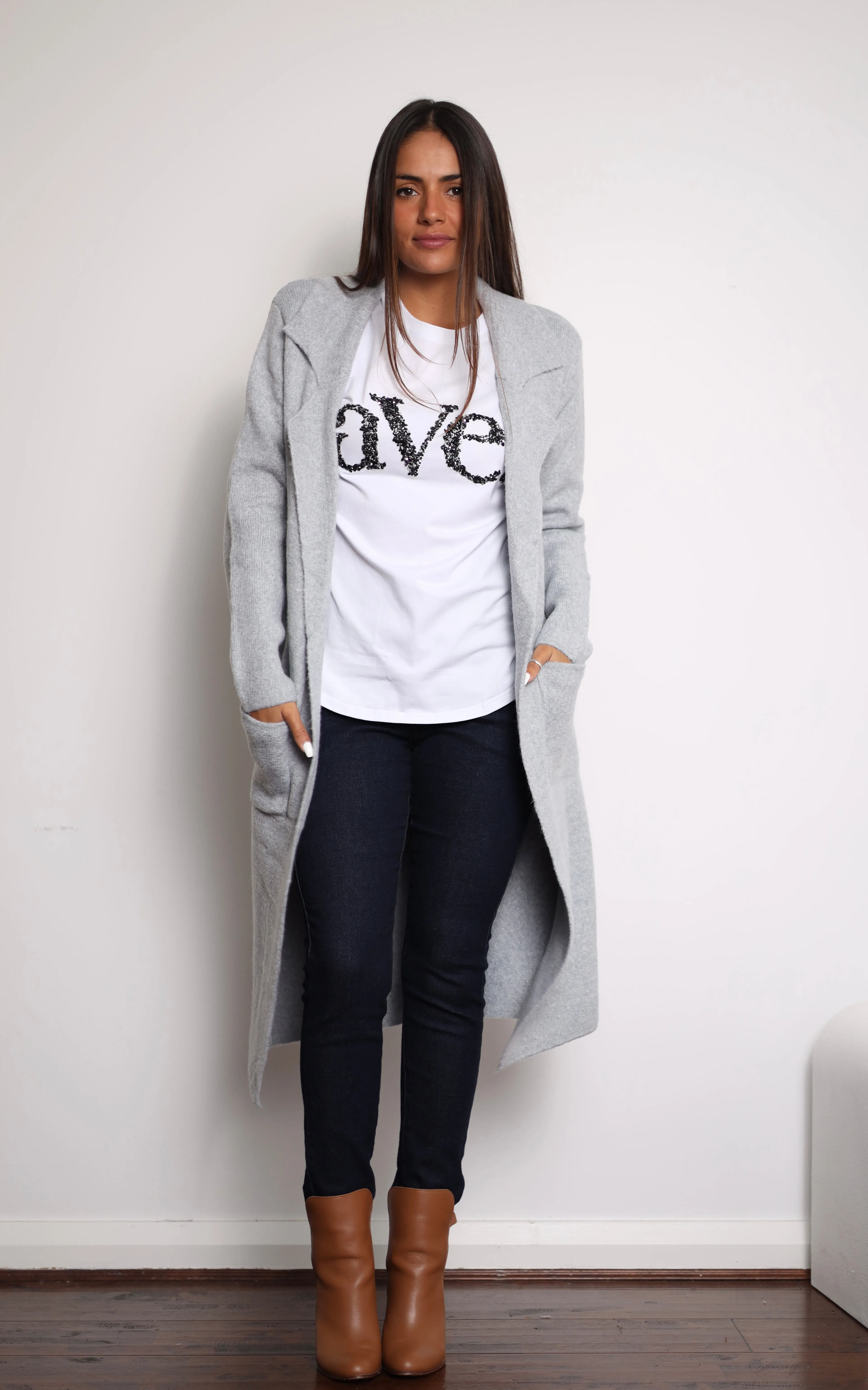 VIVIAN LONGLINE CARDIGAN