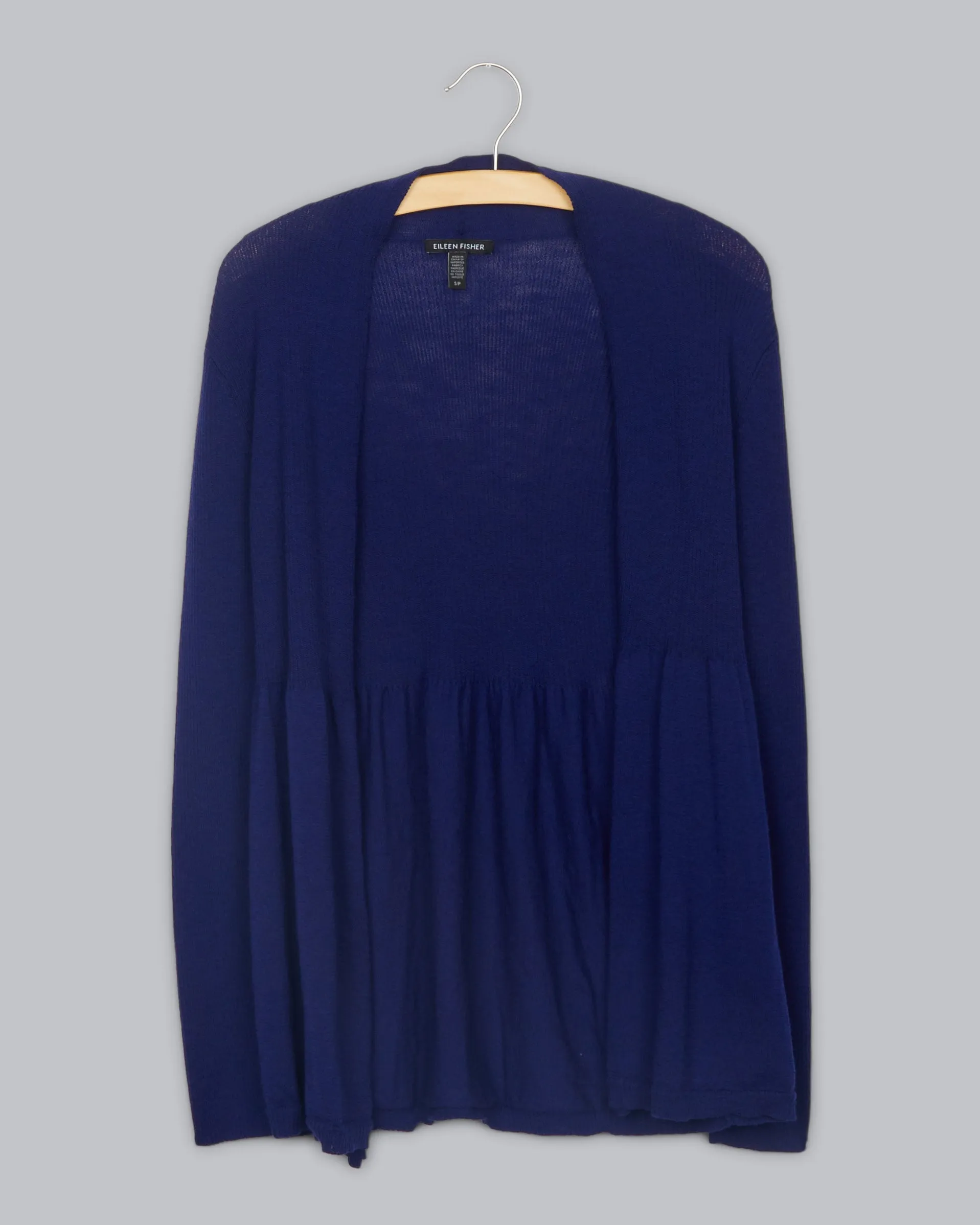 Washable Wool Rib Release Cardigan