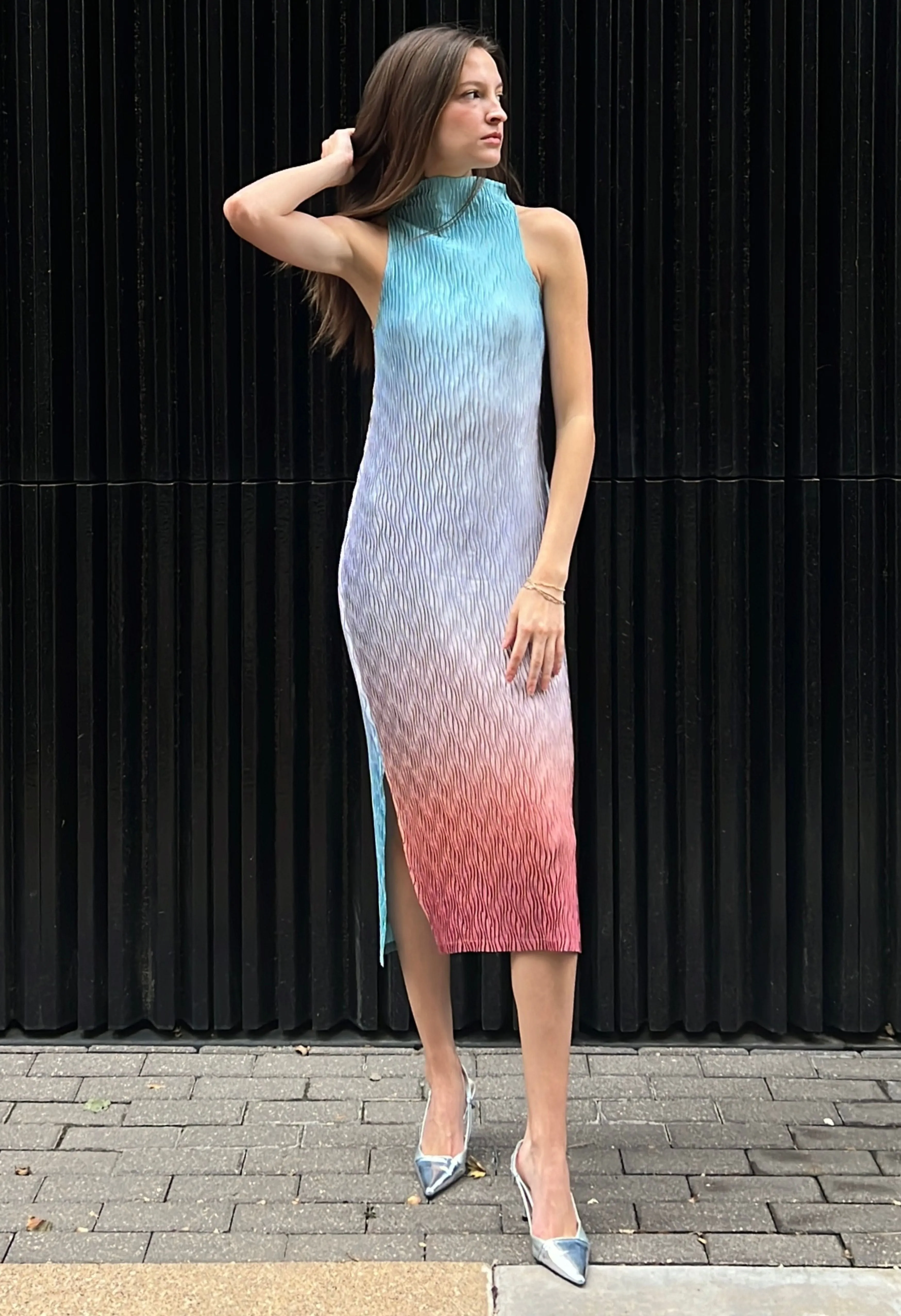 Wave Tank Dress