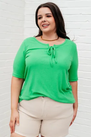 White Birch Fill Your Heart Scoop Neck Top