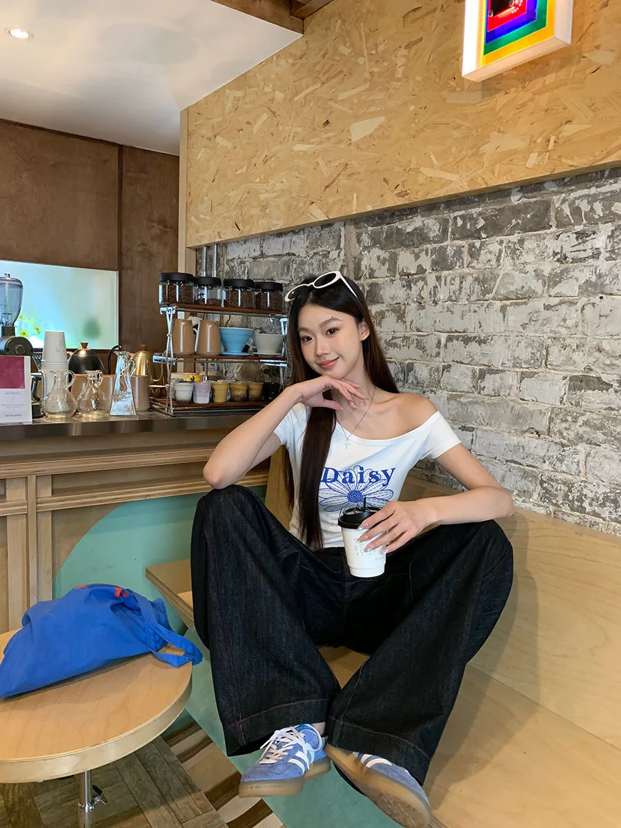 white off-shoulder