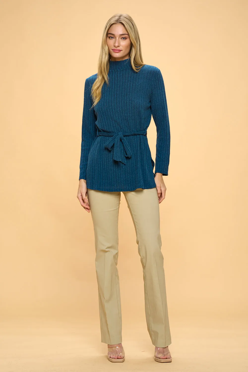 WIDE BAND SIDE TIE WRAP TOP