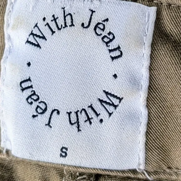 WITH JEAN Tommy Cargo Utility Cut-Offs Shorts in Khaki  READ