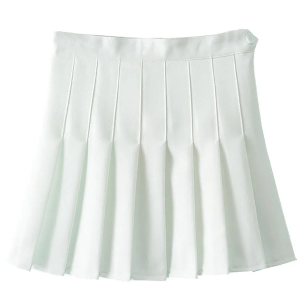 Women Summer Skirt Casual Cute Above Knee Polyester Mini Short Skirts Woman Skirt Saia Minirock Spring Winter