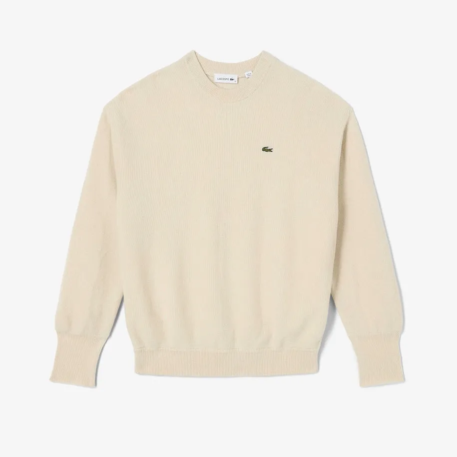 Women's Lacoste x Bandier Cashmere Sweater White