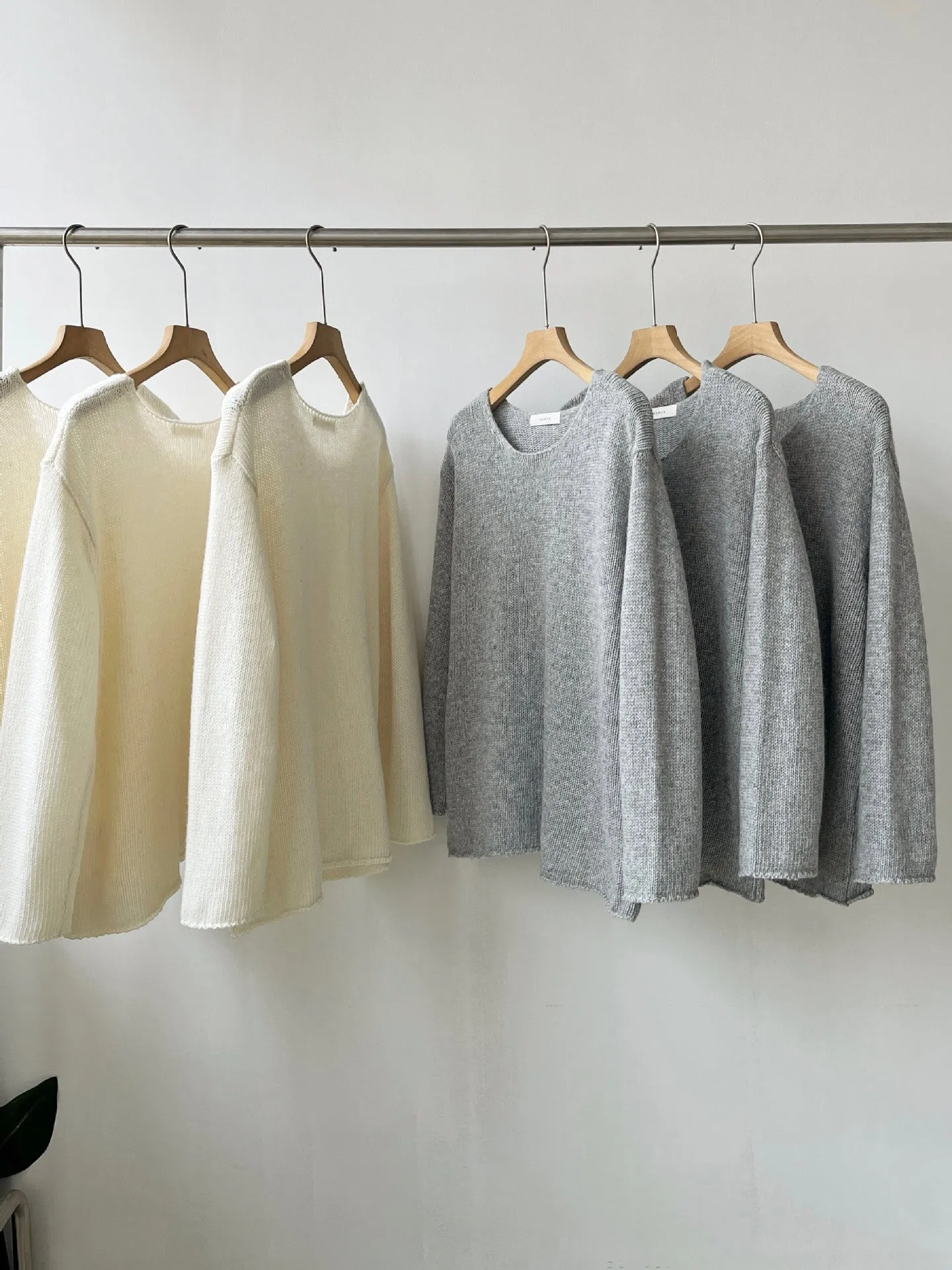 Wool knit top