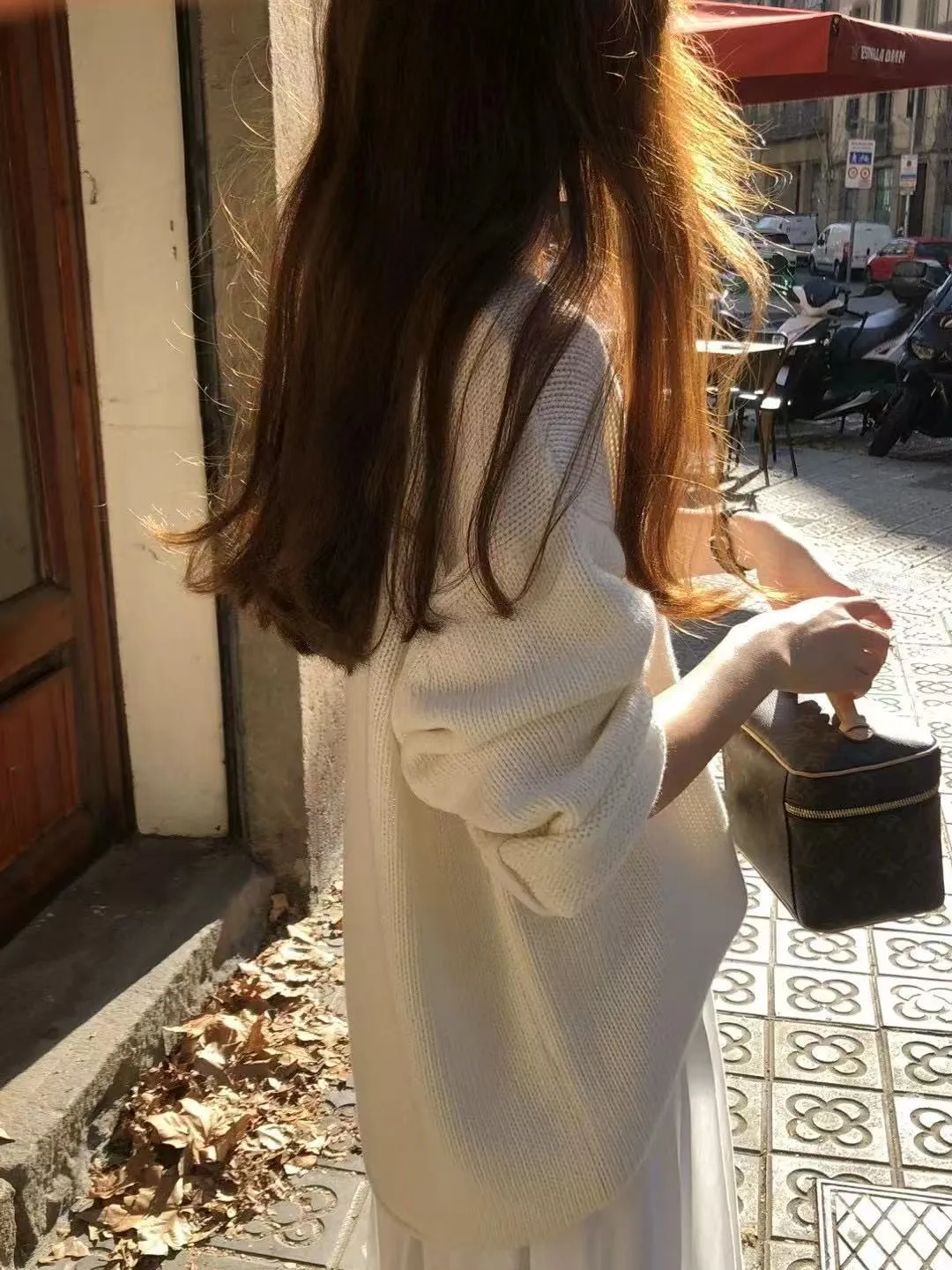 Wool knit top