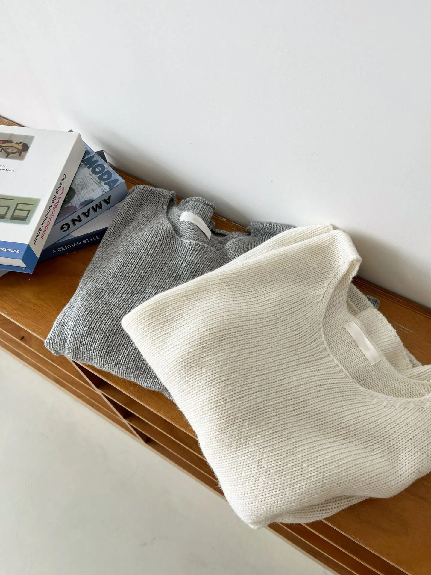 Wool knit top
