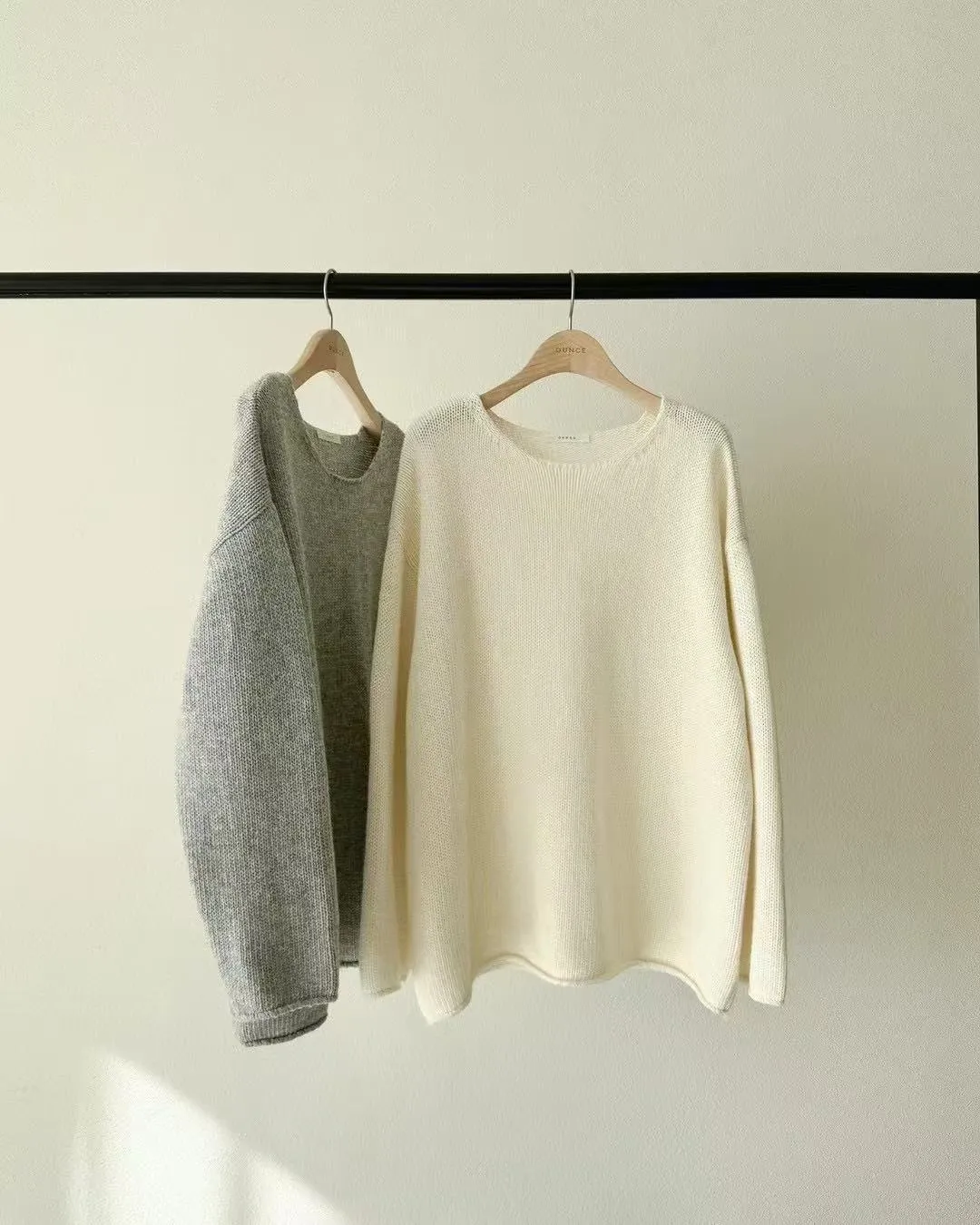 Wool knit top