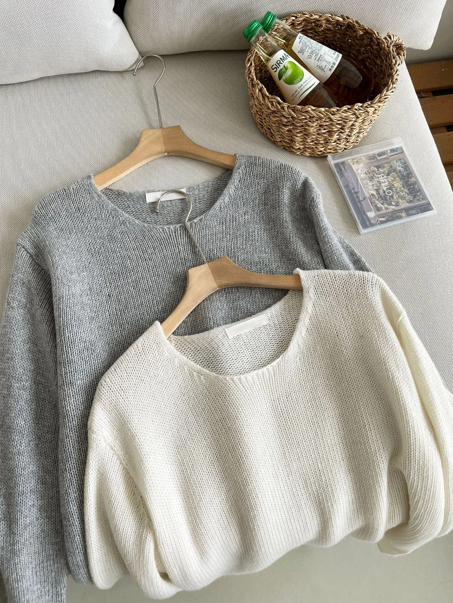 Wool knit top