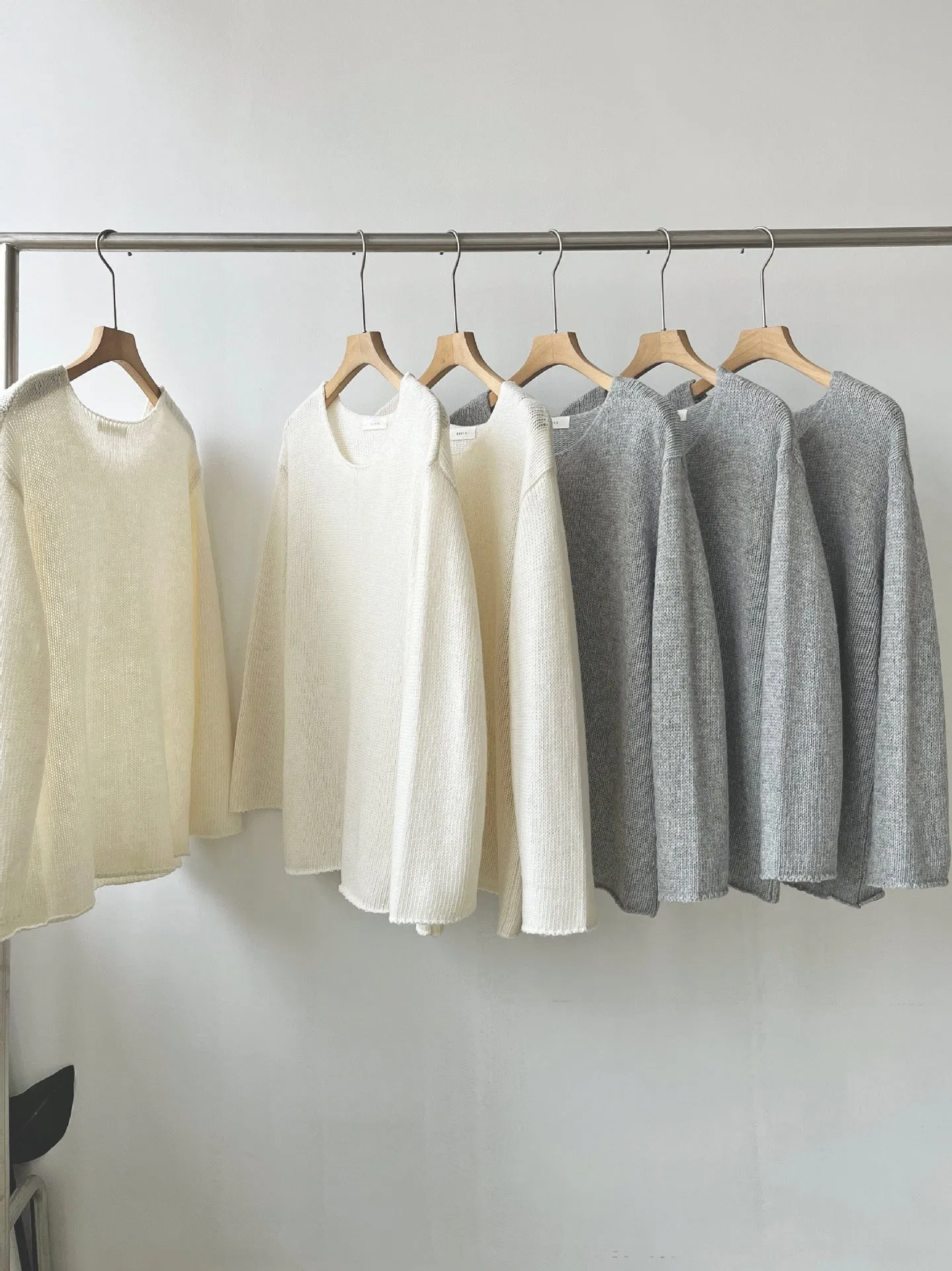Wool knit top