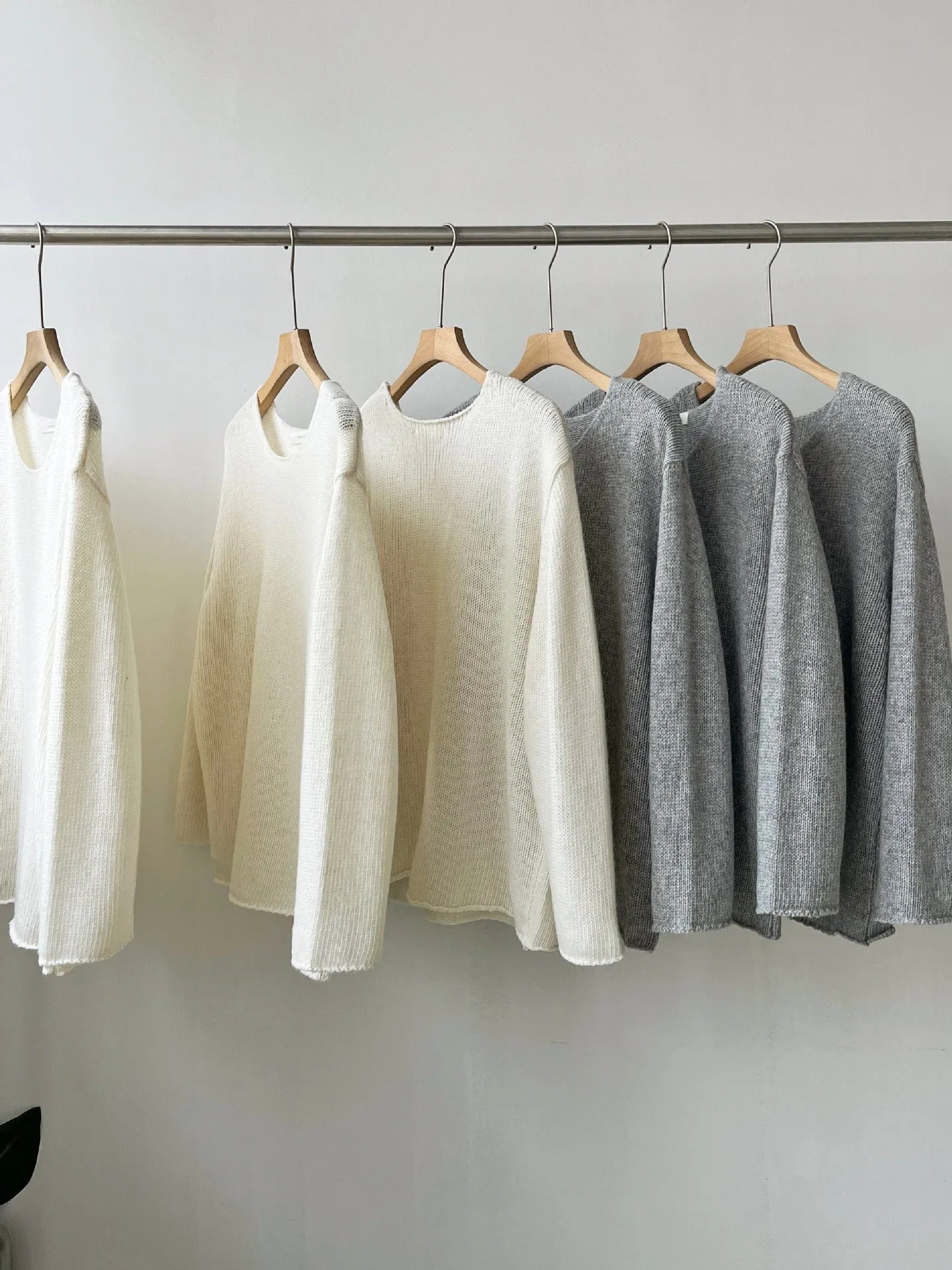 Wool knit top