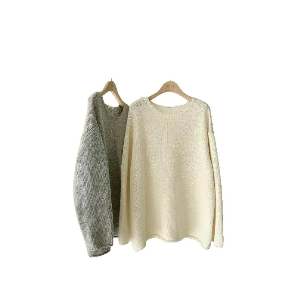 Wool knit top