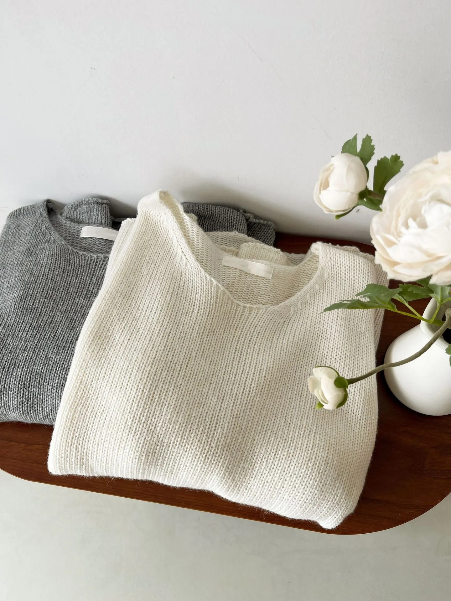 Wool knit top