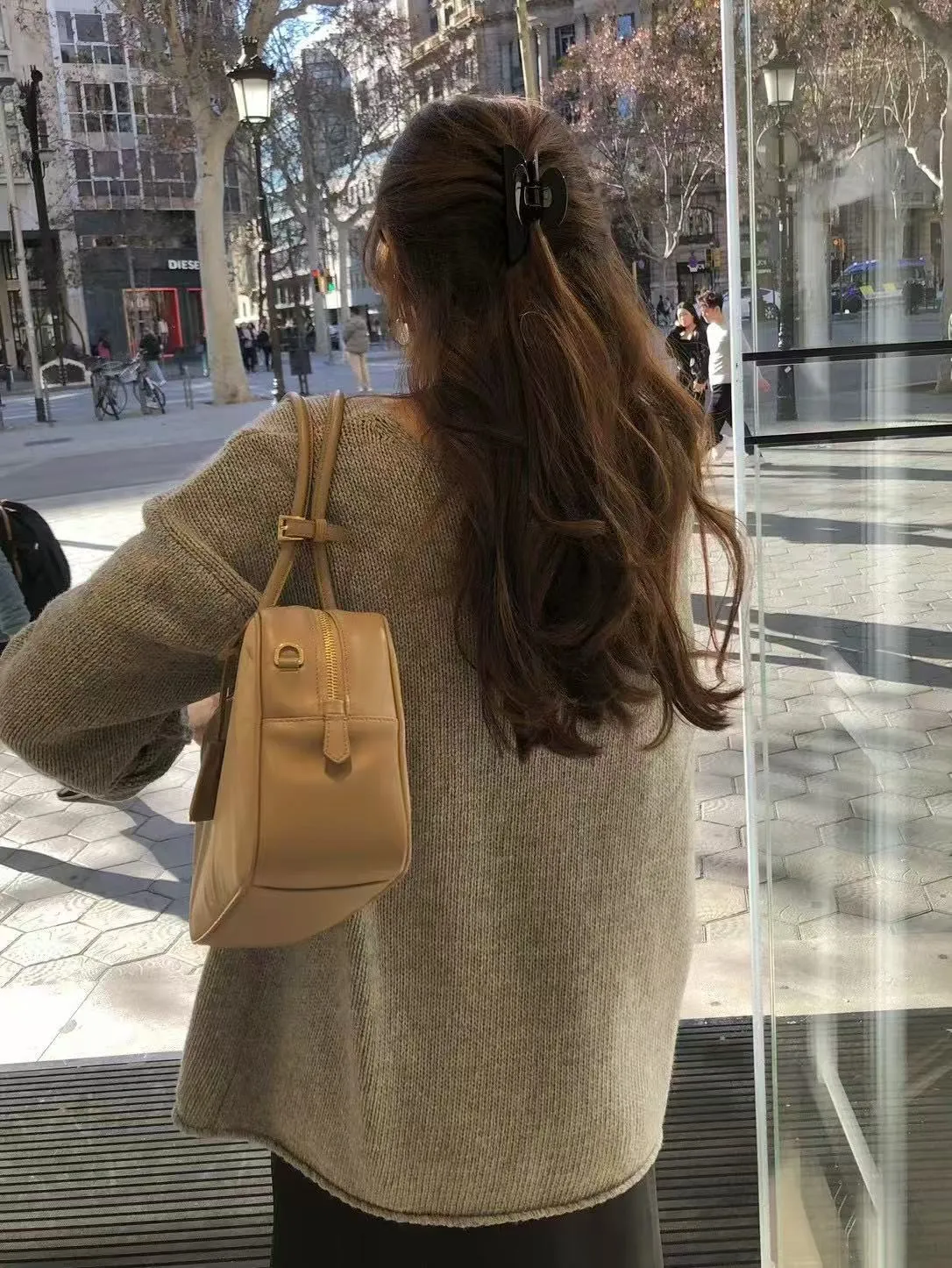 Wool knit top